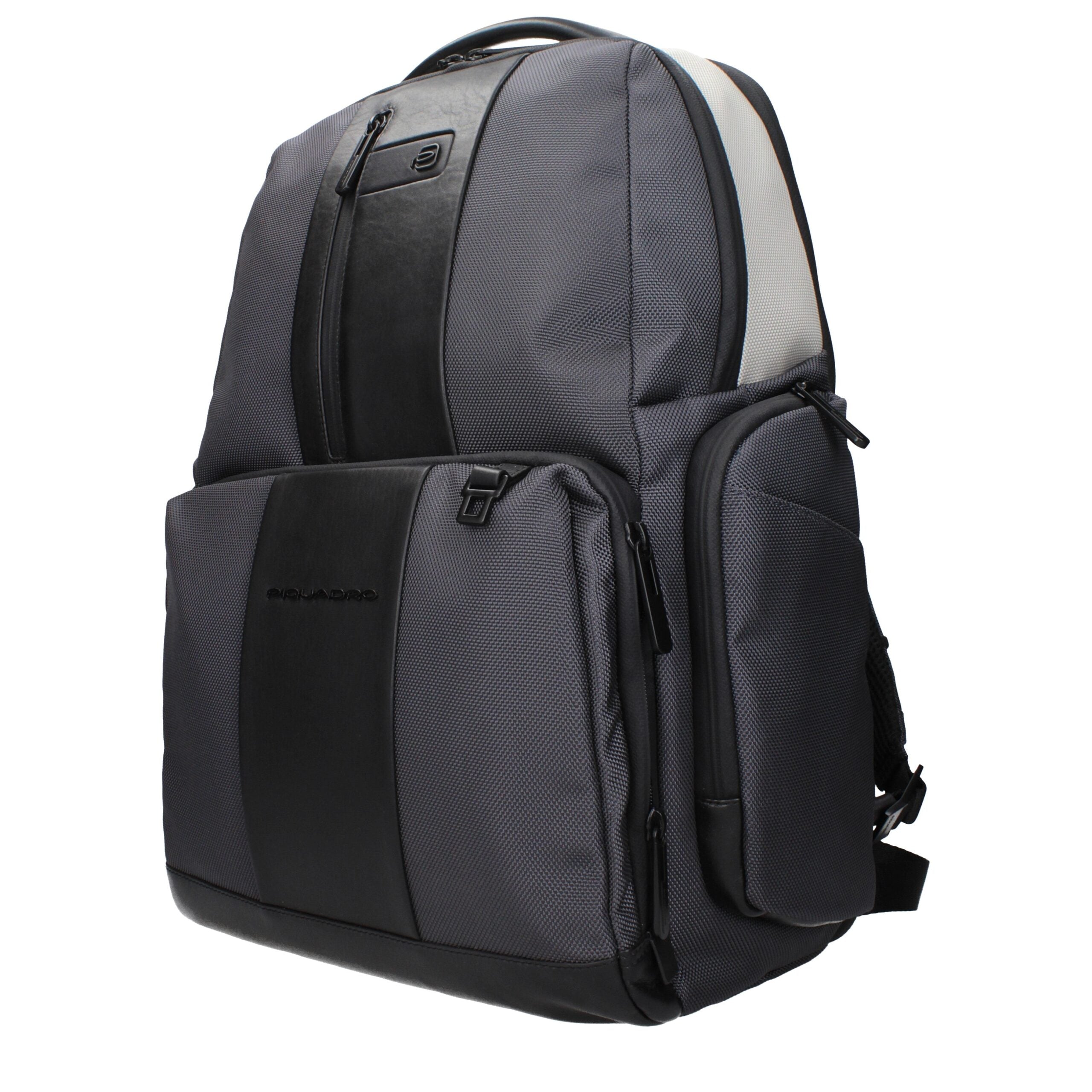 Piquadro Grauer Nylon-Rucksack
