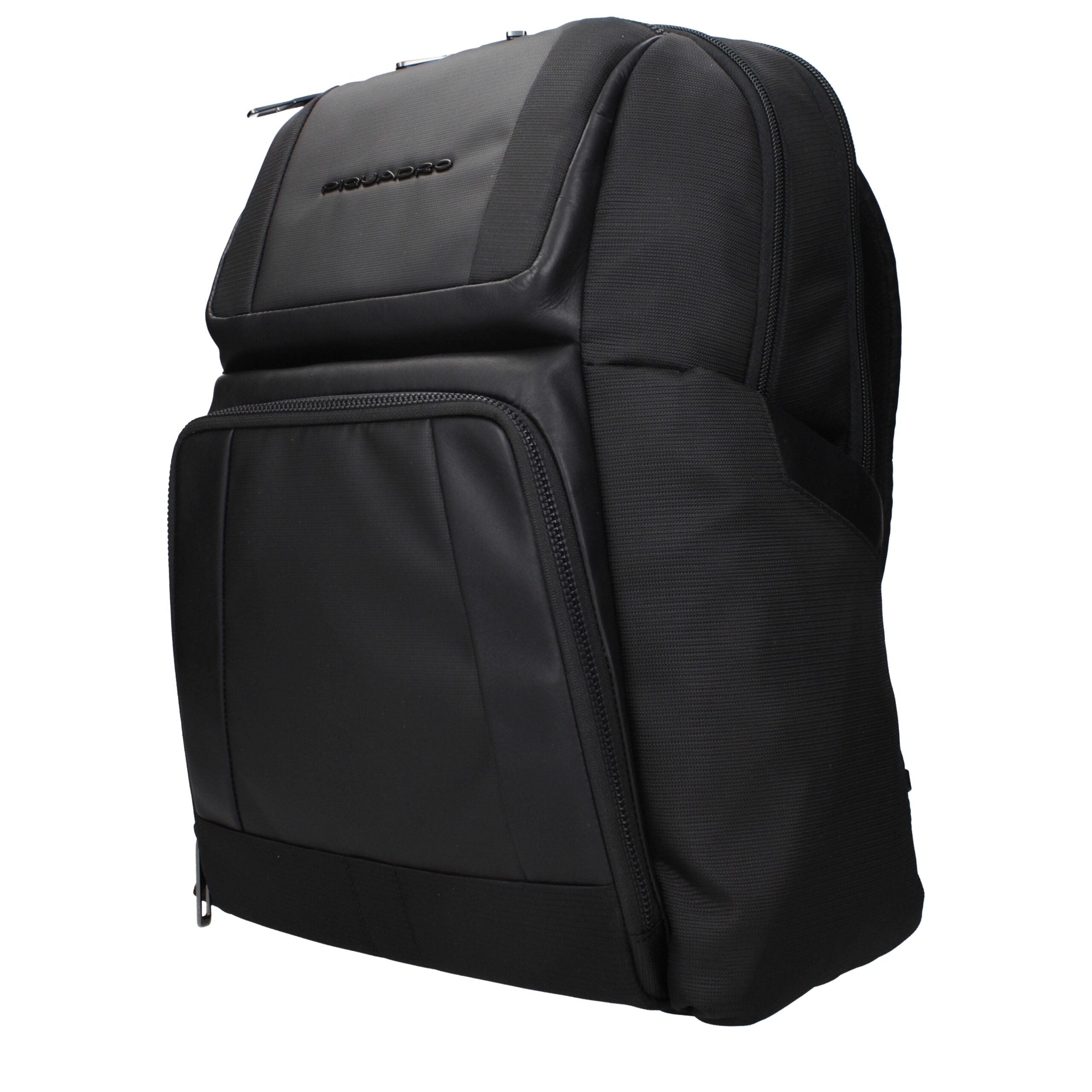 Piquadro Schwarzer Nylon-Rucksack