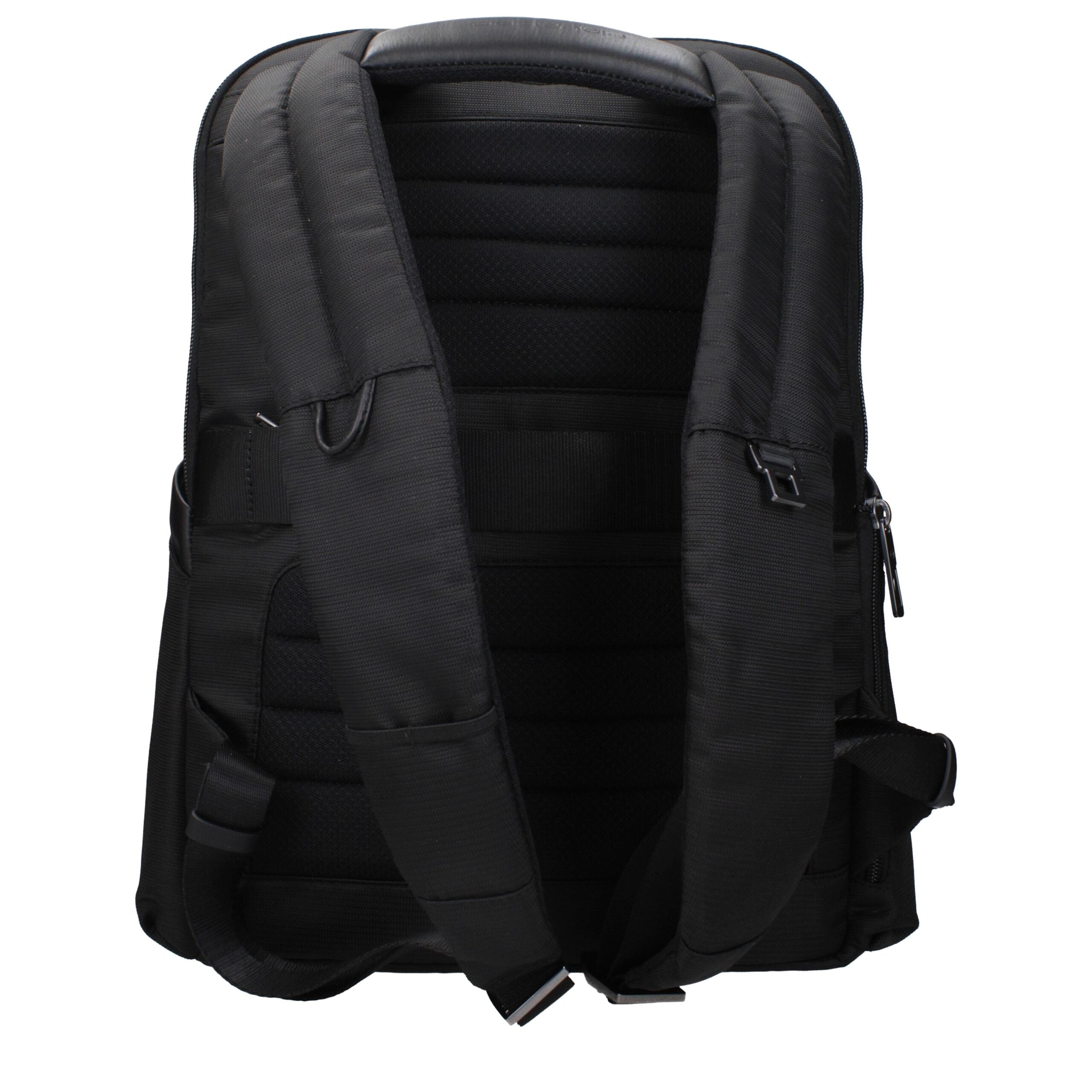 Piquadro Schwarzer Nylon-Rucksack