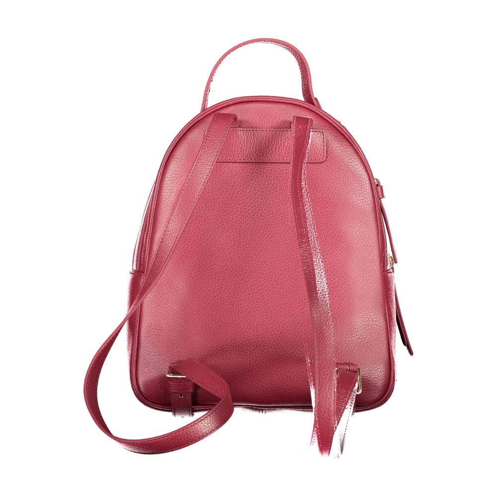 Coccinelle Lila Lederrucksack