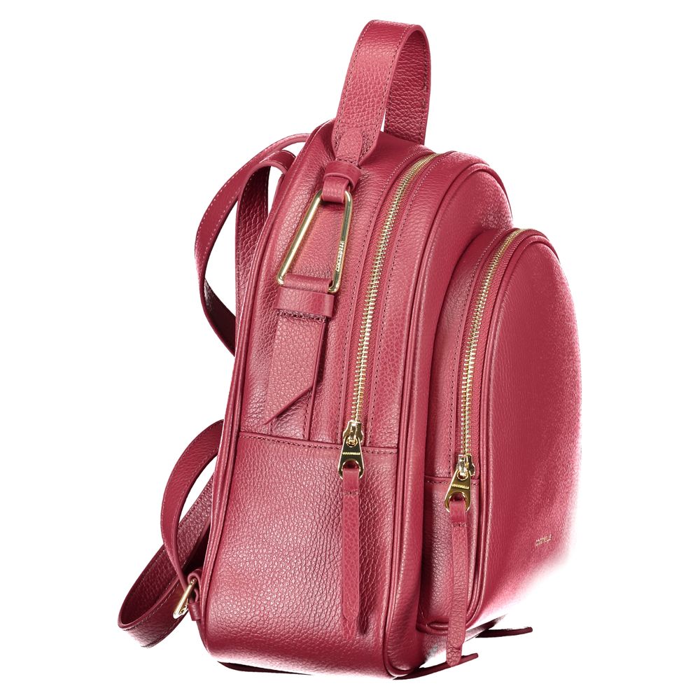 Coccinelle Lila Lederrucksack