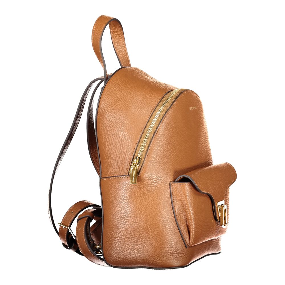 Coccinelle Brauner Lederrucksack