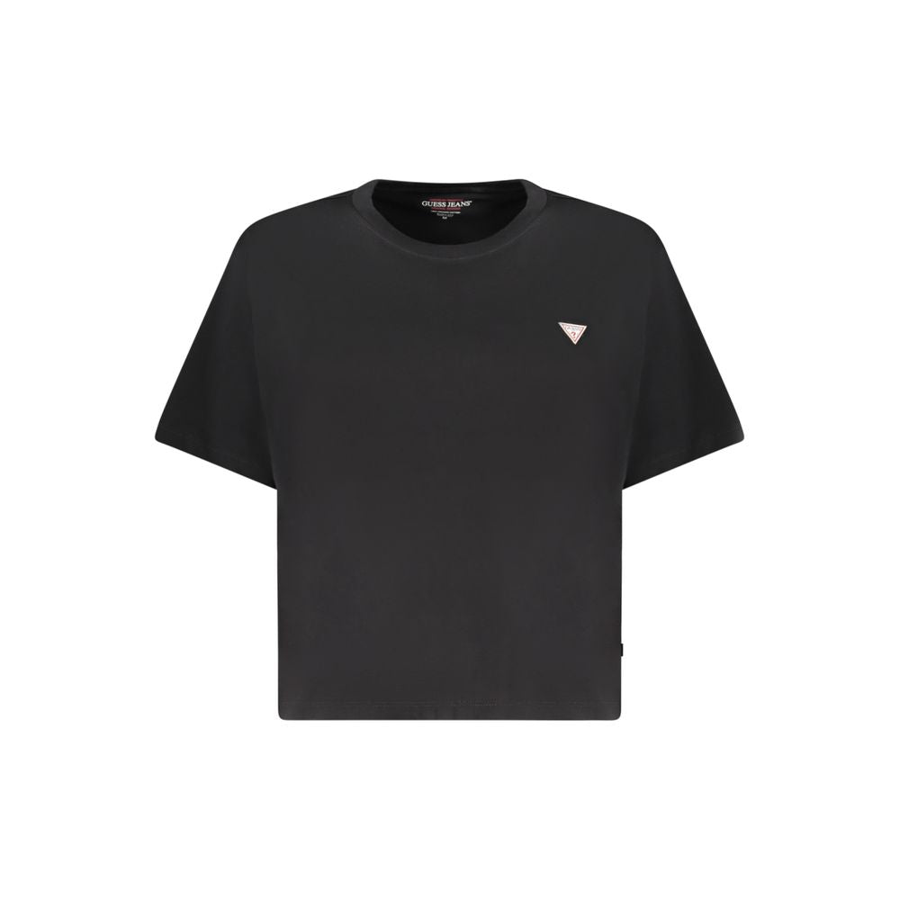 Guess Jeans Schwarze Baumwoll-Oberteile &amp