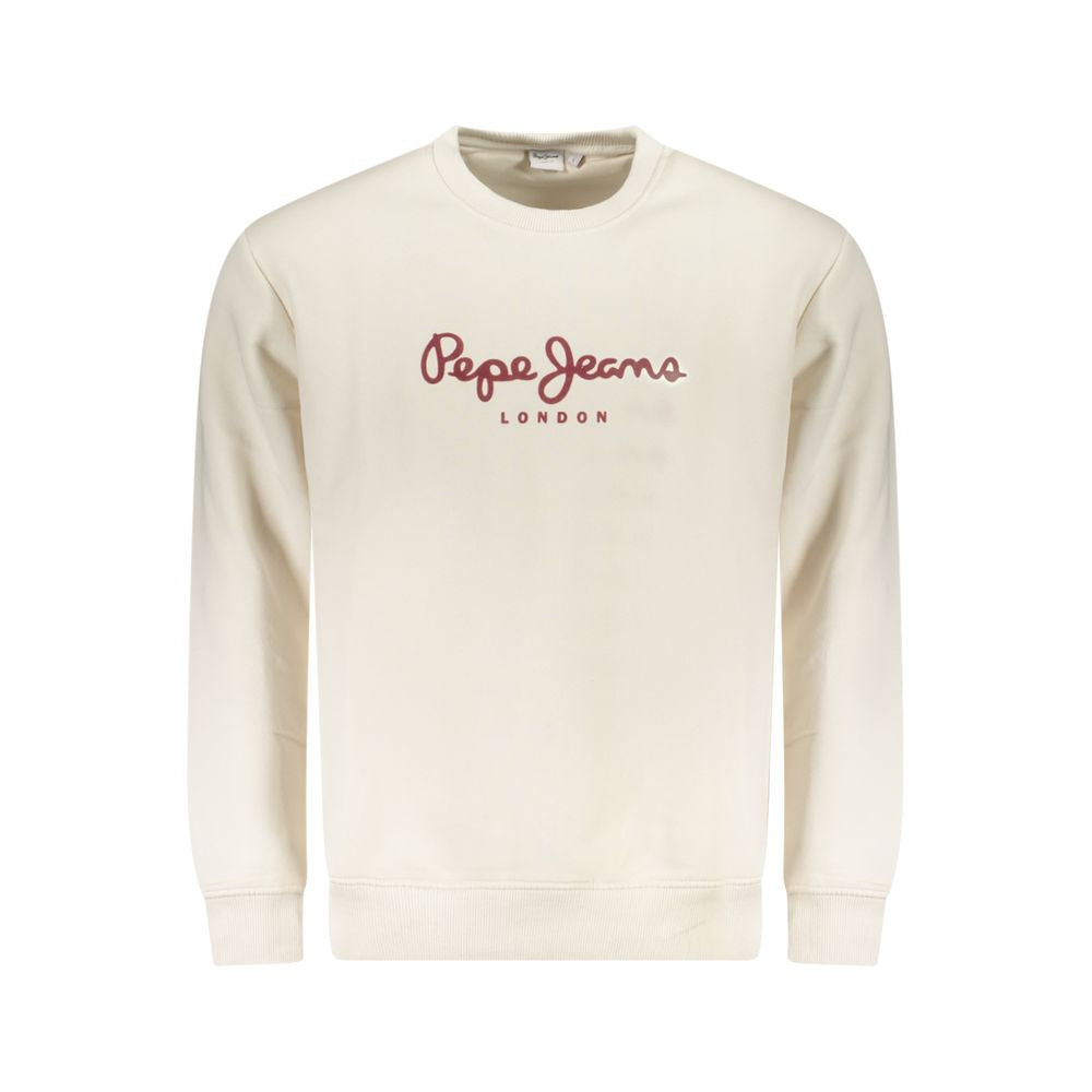 Pepe Jeans Weißer Baumwollpullover