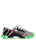 Dolce & Gabbana Multicor DG Logo Leopard Cherry Sneaker Shoes