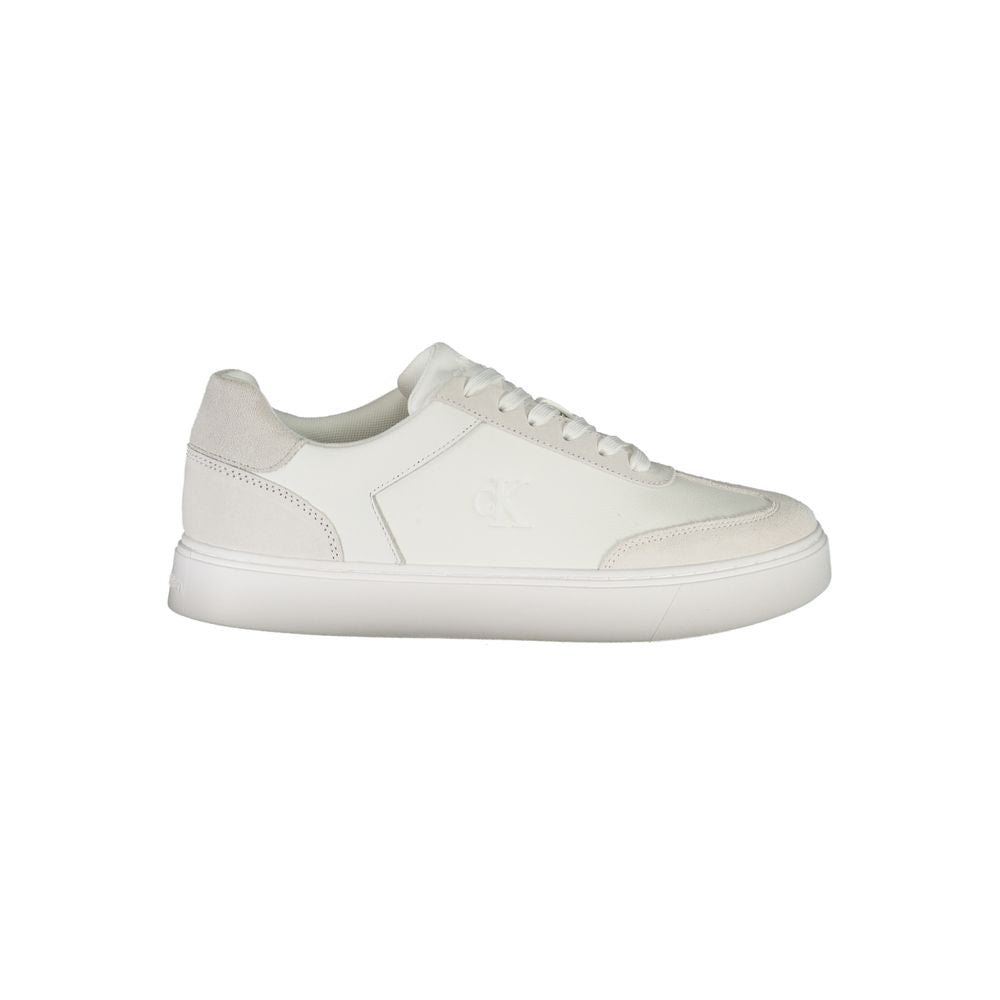 Calvin Klein Sneaker aus weißem Polyester