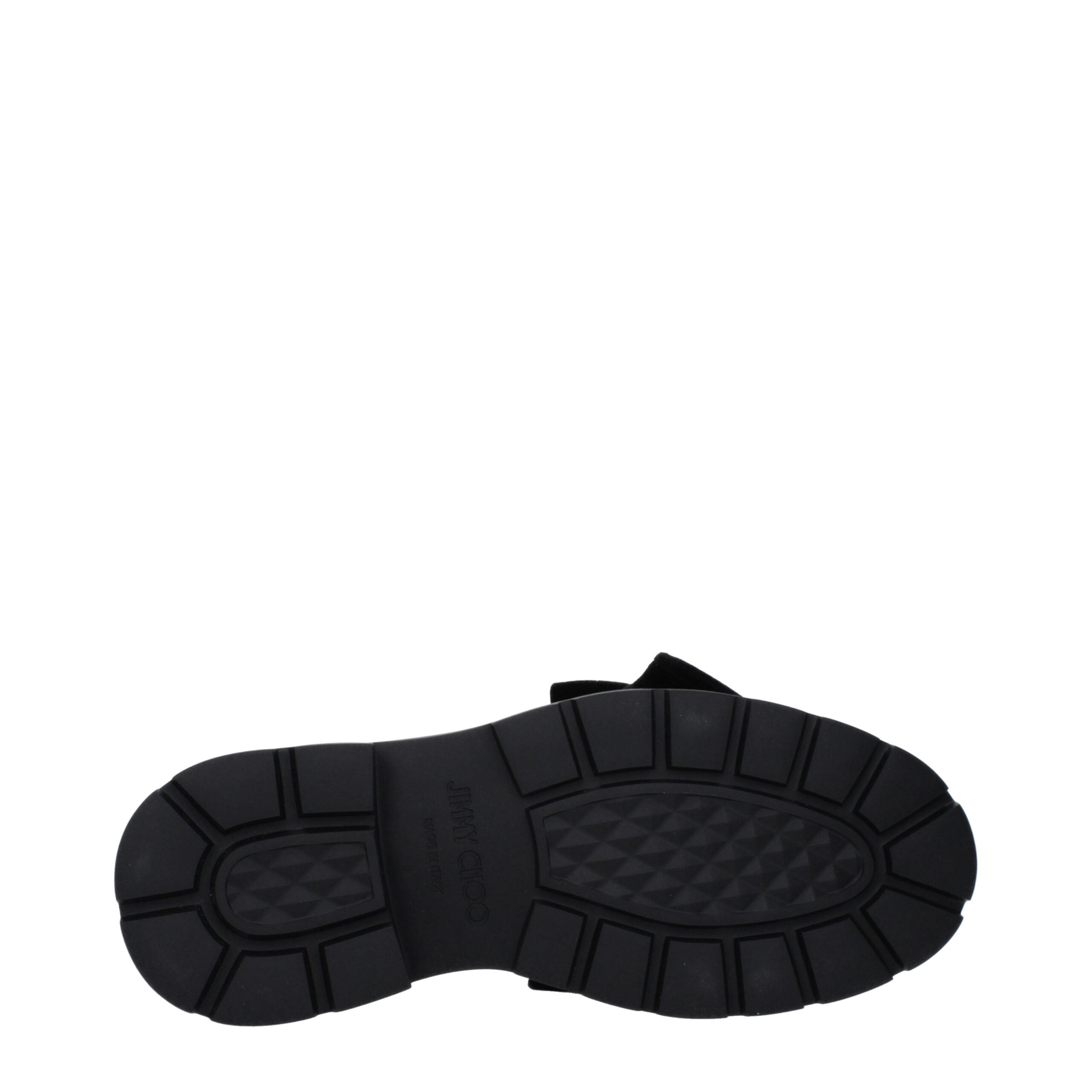 Jimmy Choo Graue Kunststoff-Slipper