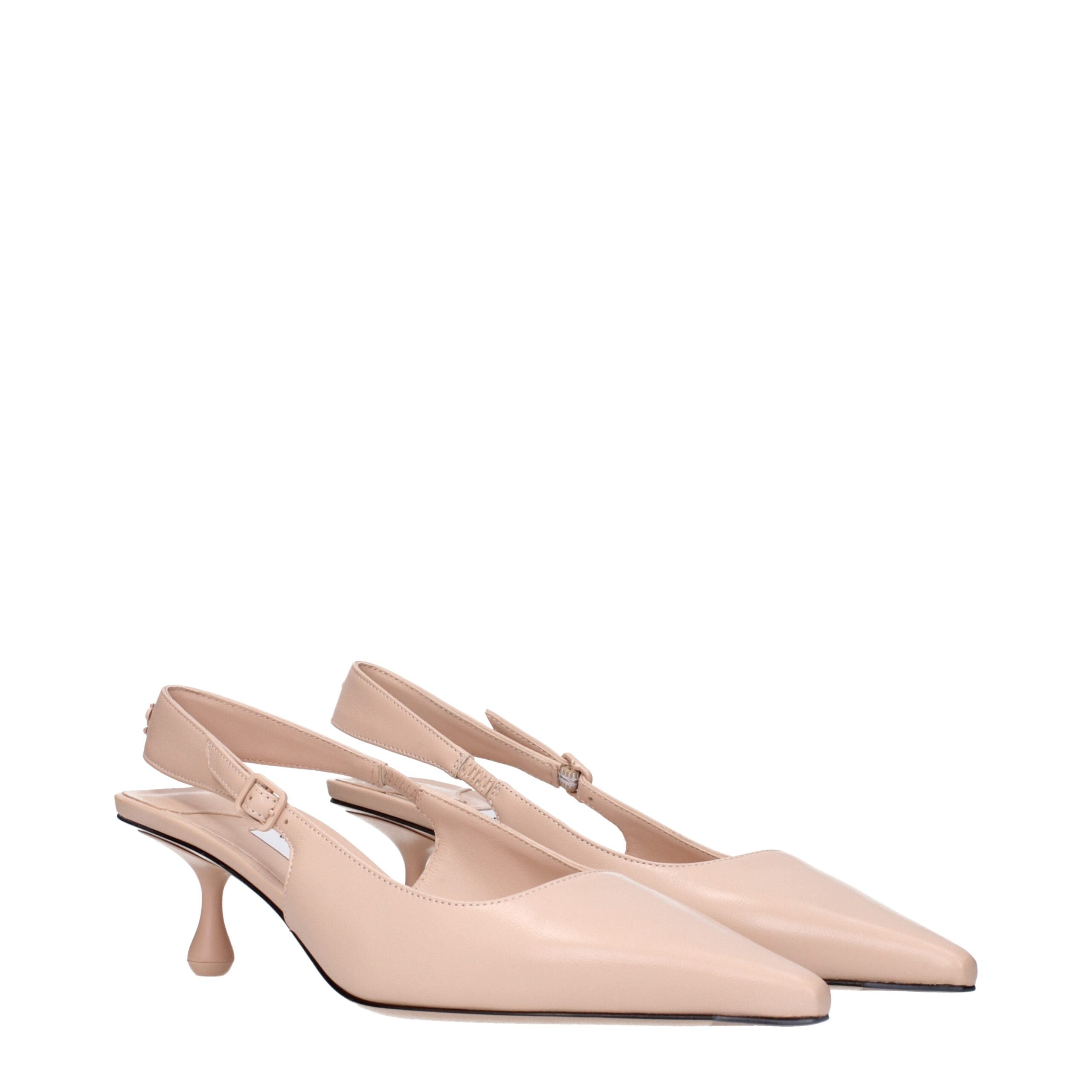 Jimmy Choo Rosa Leder Pumps mit hohem Absatz