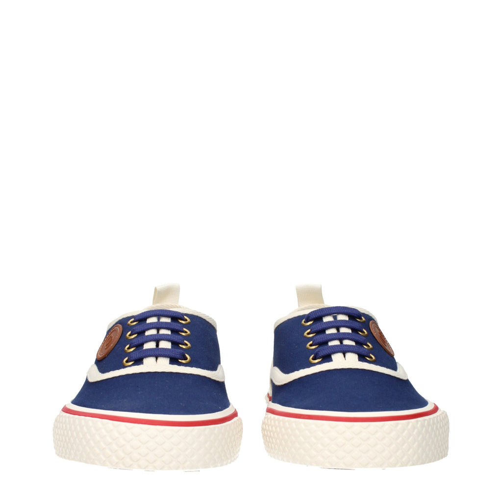 Valentino Garavani Blaue Stoff Low Tops