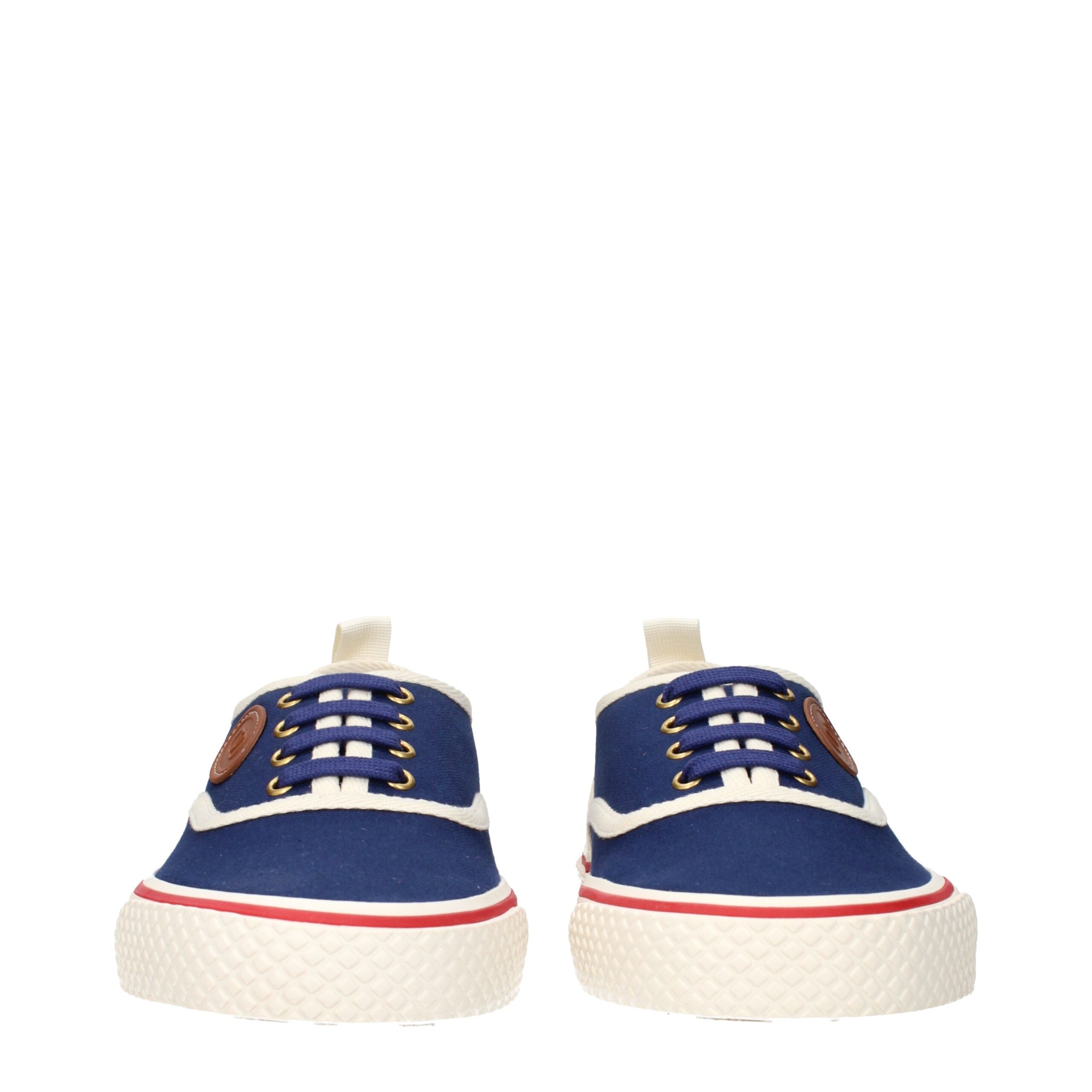 Valentino Garavani Blaue Stoff Low Tops