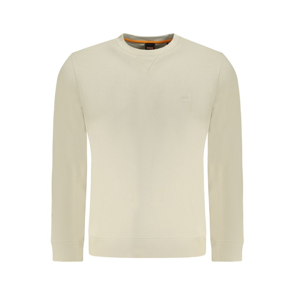 Hugo Boss Beigefarbener Baumwollpullover