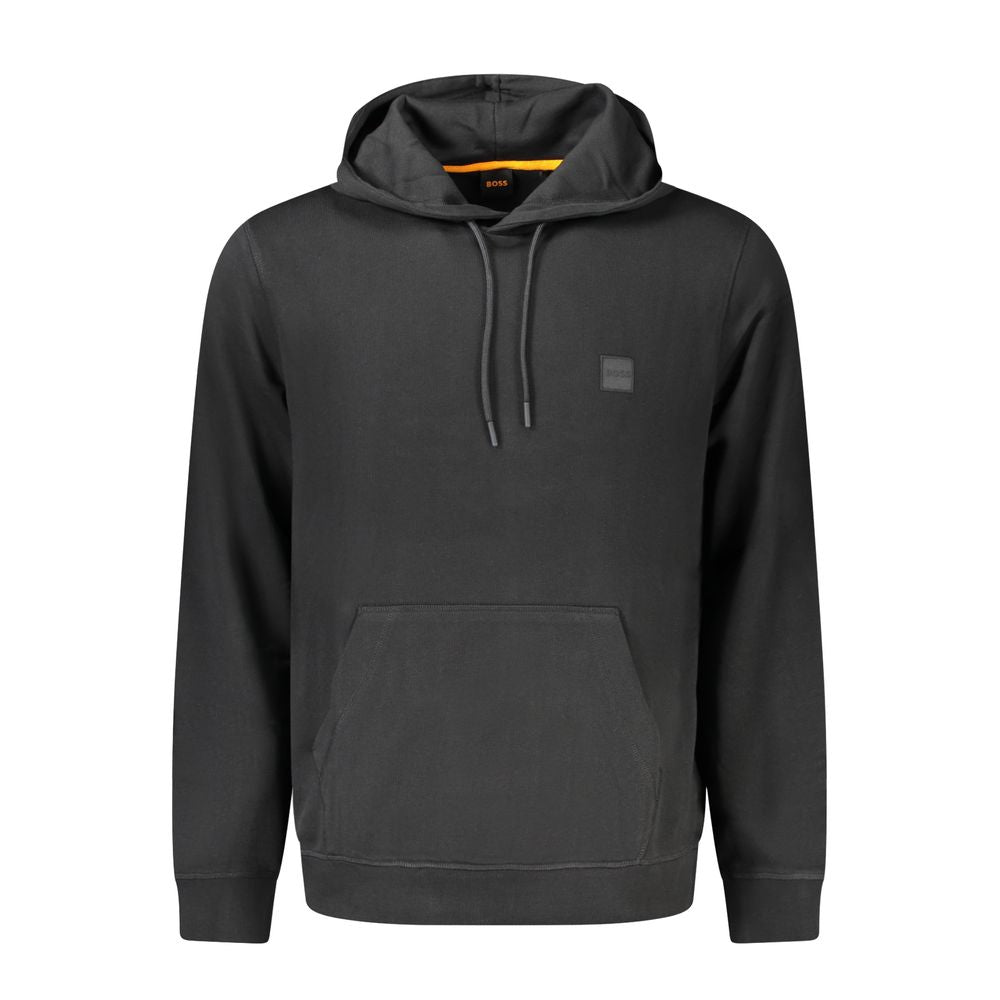 Hugo Boss Schwarzer Baumwollpullover
