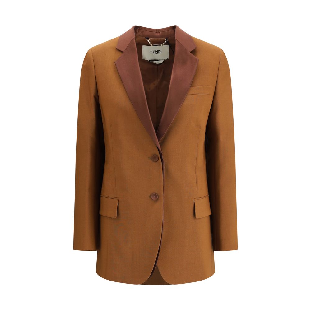 Fendi Blazer aus Wolle und Mohair