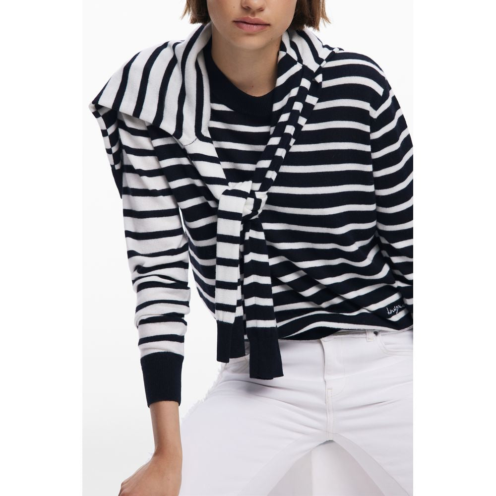 Desigual Schwarzer Wollpullover