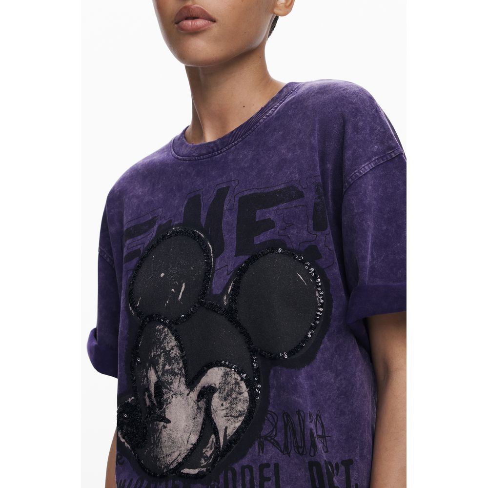 Desigual Lila Baumwolle Tops &amp