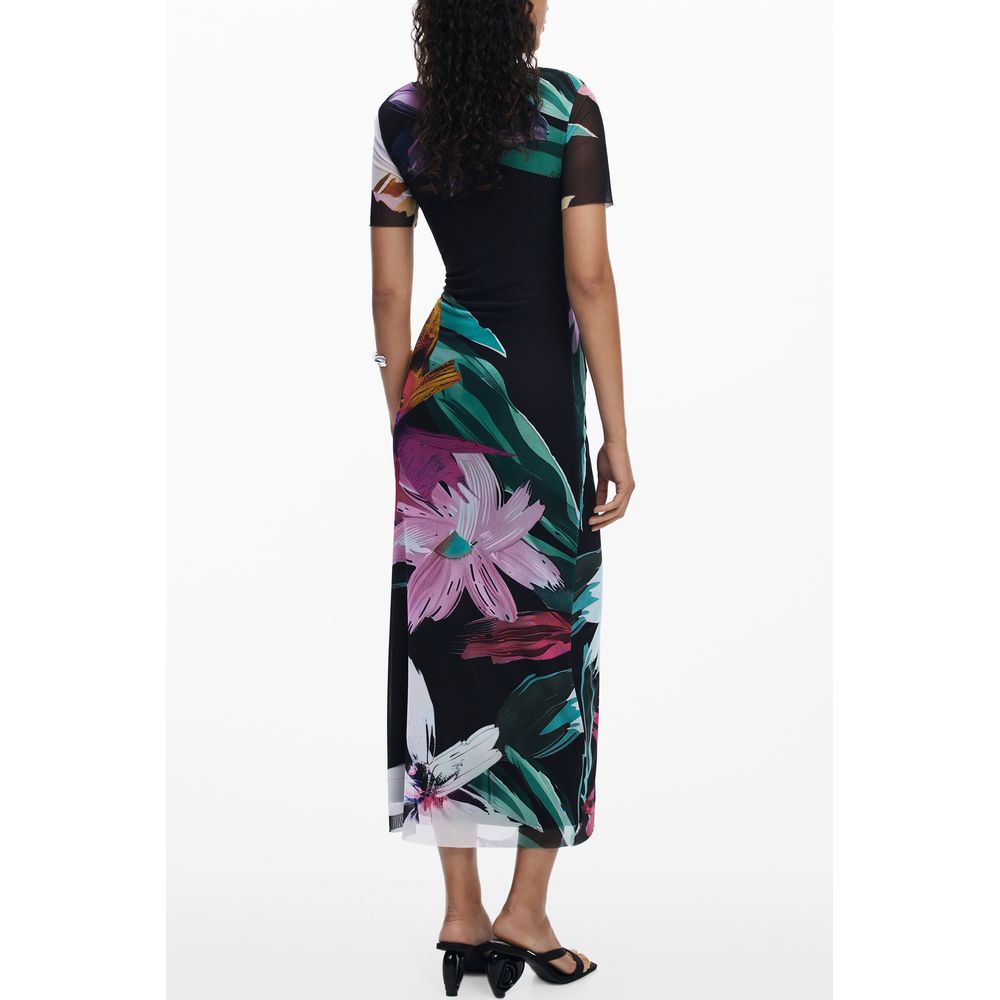 Desigual Schwarzes Polyesterkleid