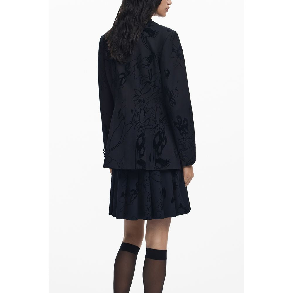 Desigual Schwarze Polyesterjacken &amp