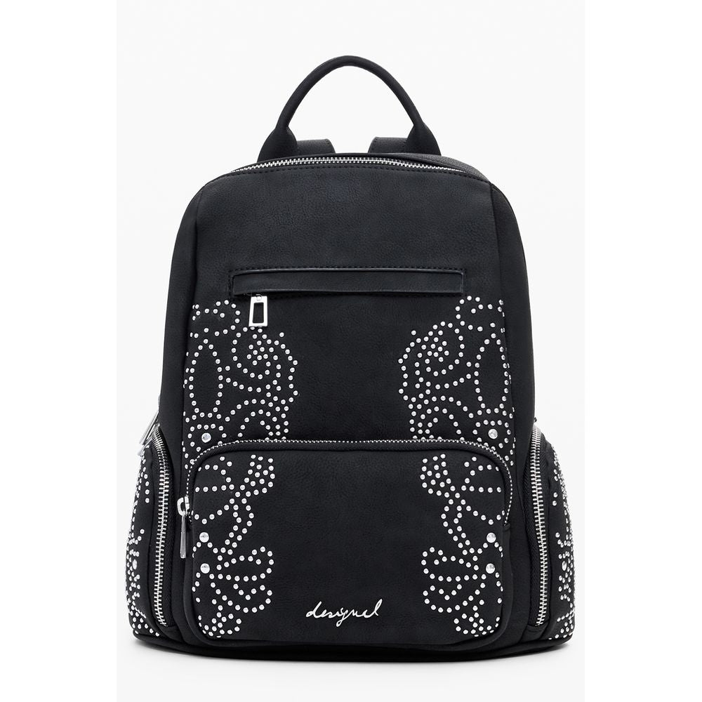 Desigual Schwarzer Polyethylen-Rucksack