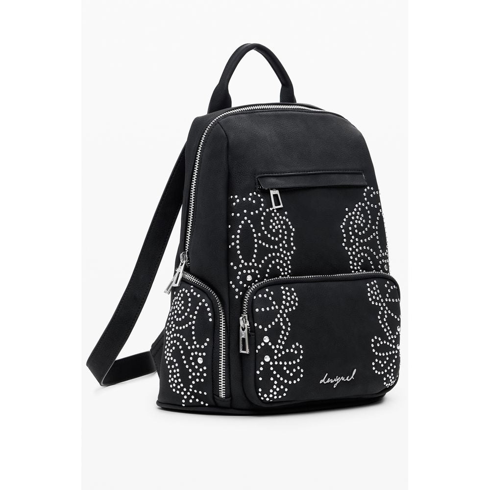 Desigual Schwarzer Polyethylen-Rucksack