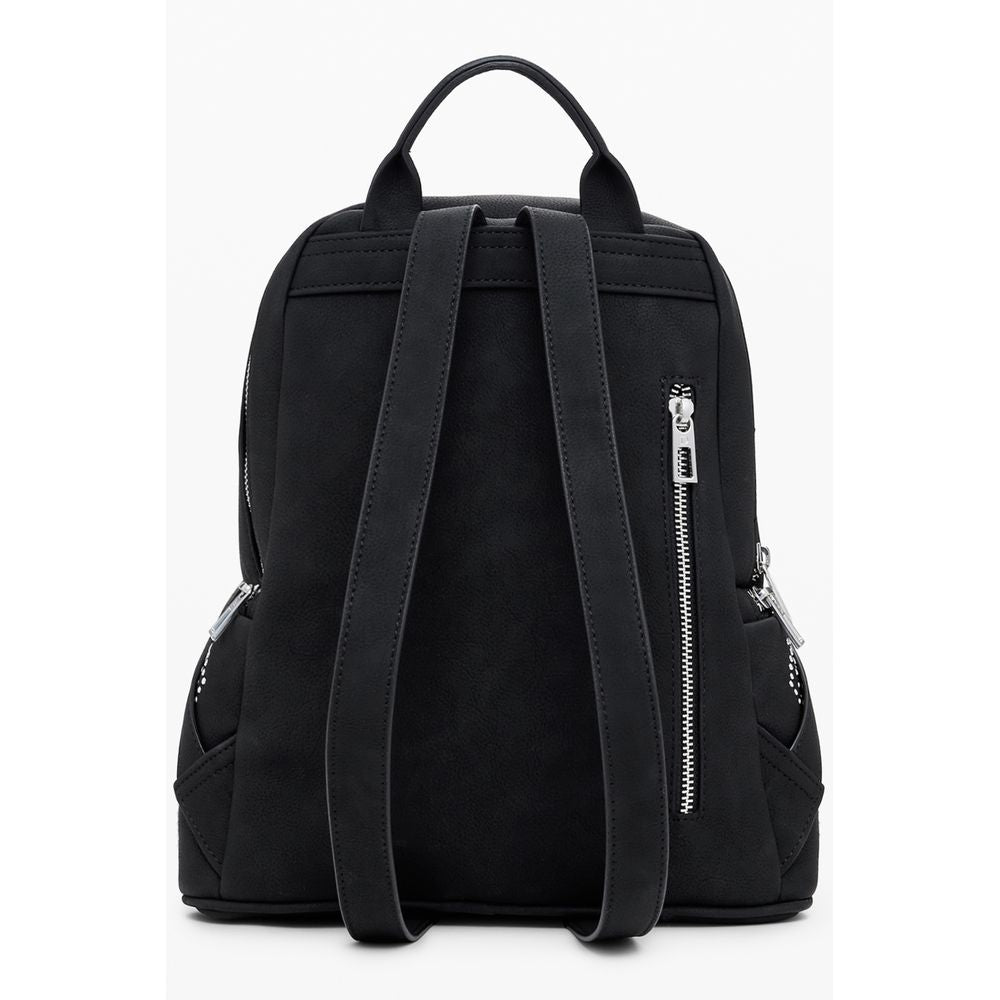 Desigual Schwarzer Polyethylen-Rucksack