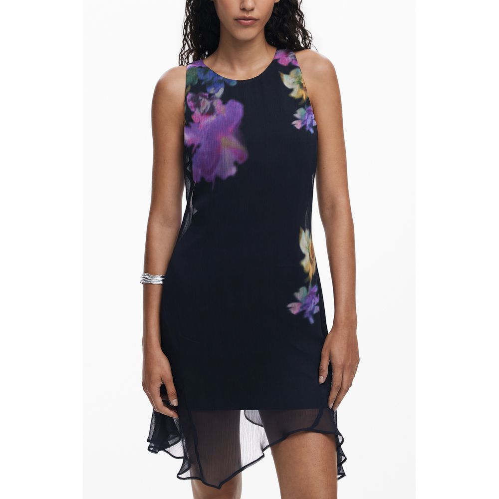 Desigual Schwarzes Polyesterkleid