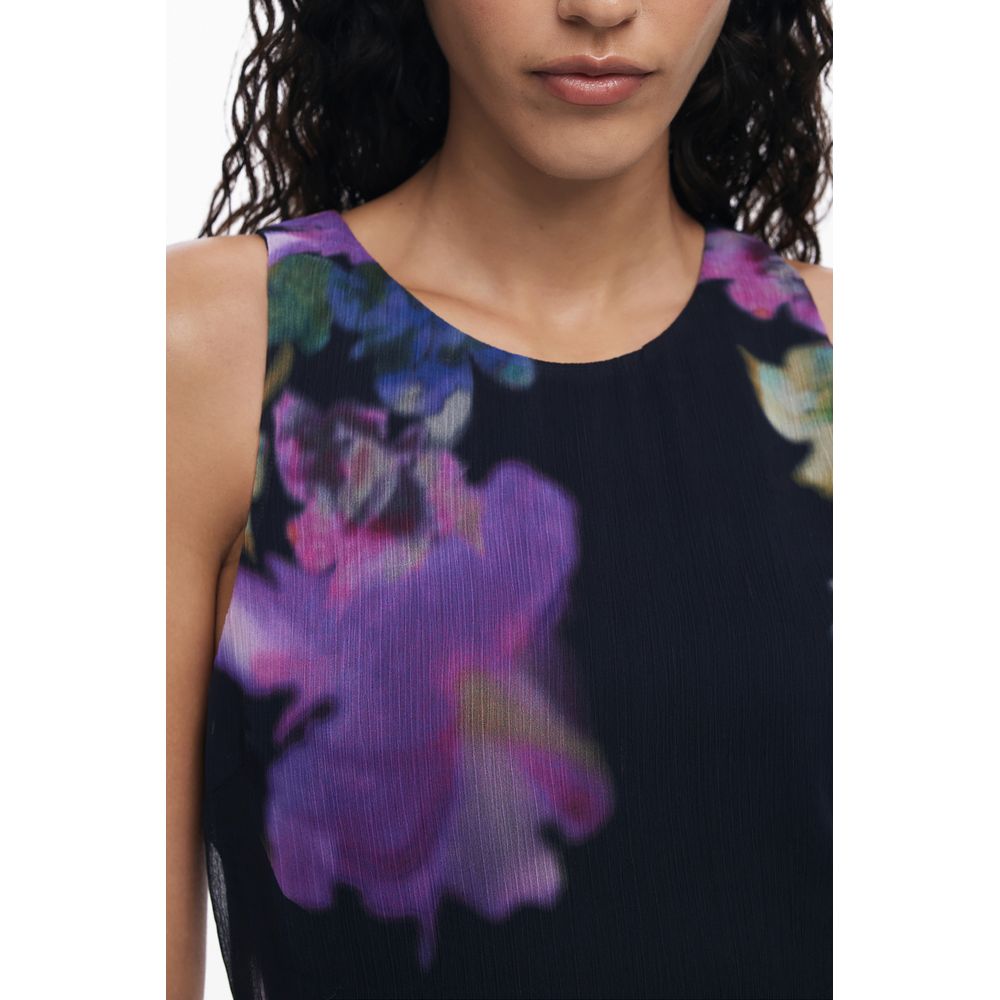 Desigual Schwarzes Polyesterkleid