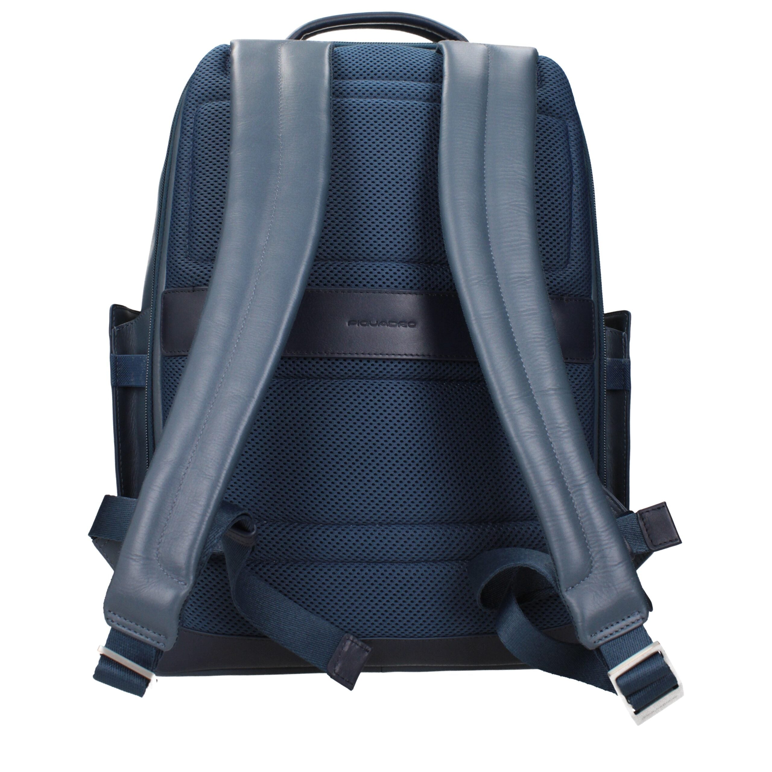 Piquadro Blauer Lederrucksack