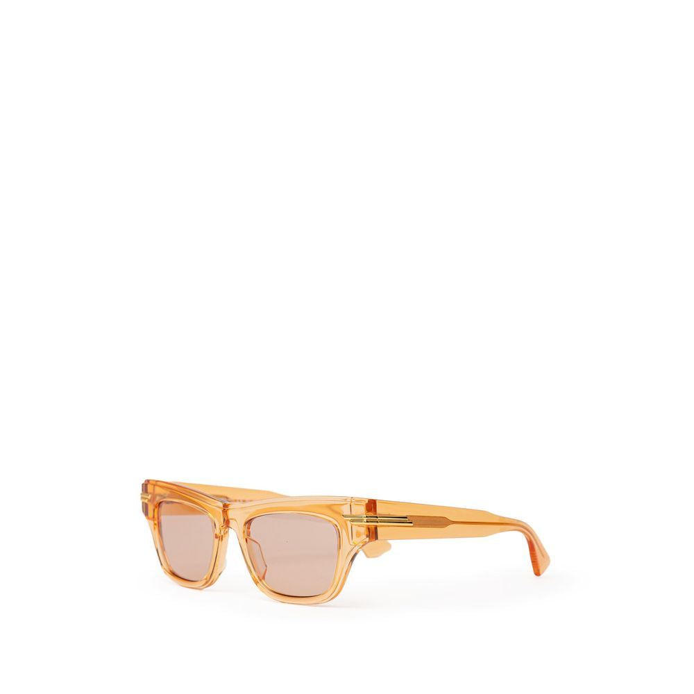 Bottega Veneta Orange Acetat-Sonnenbrille