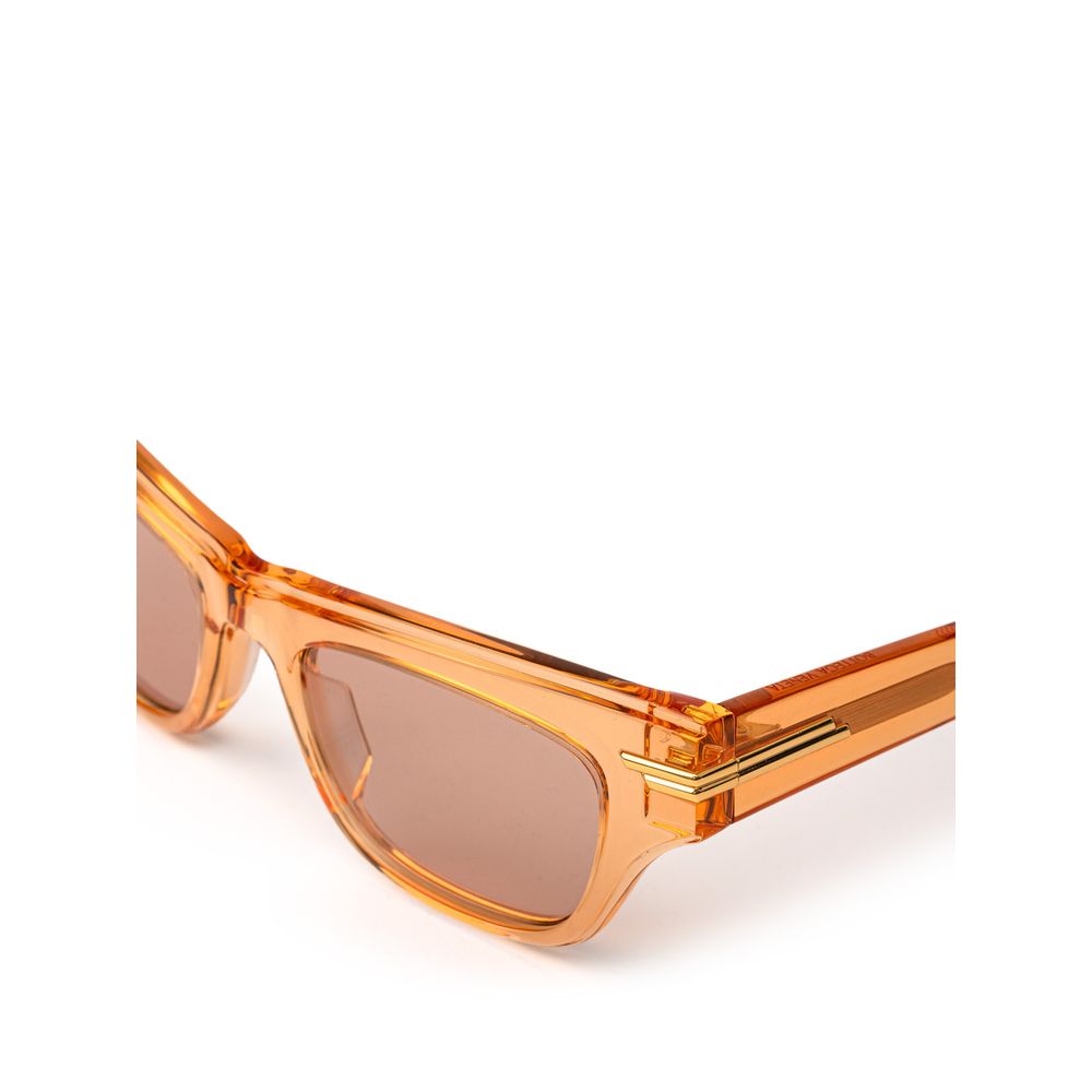 Bottega Veneta Orange Acetat-Sonnenbrille