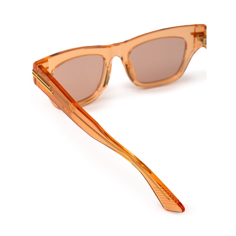 Bottega Veneta Orange Acetat-Sonnenbrille