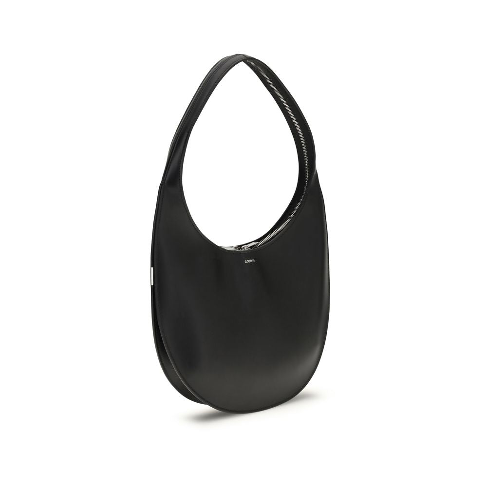 Coperni Schwarze Kalbshaut Bos Taurus Schultertasche