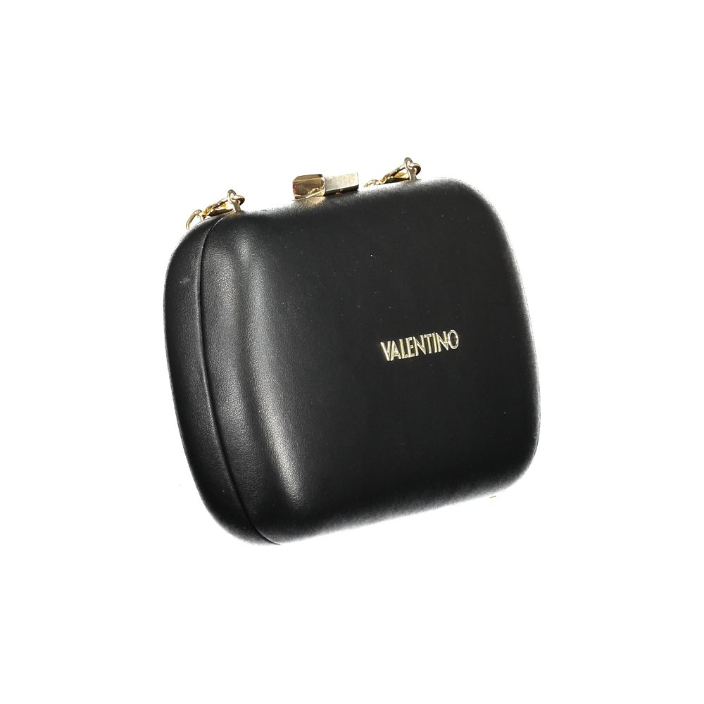 Mario Valentino Black Polyurethane Women Handbag
