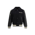 Golden Goose Schwarze Bomberjacke aus Wollfleece