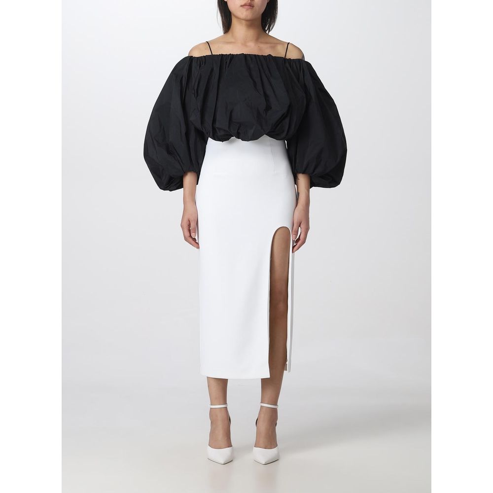 PINKO Weiße Polyester-Midi-Rock