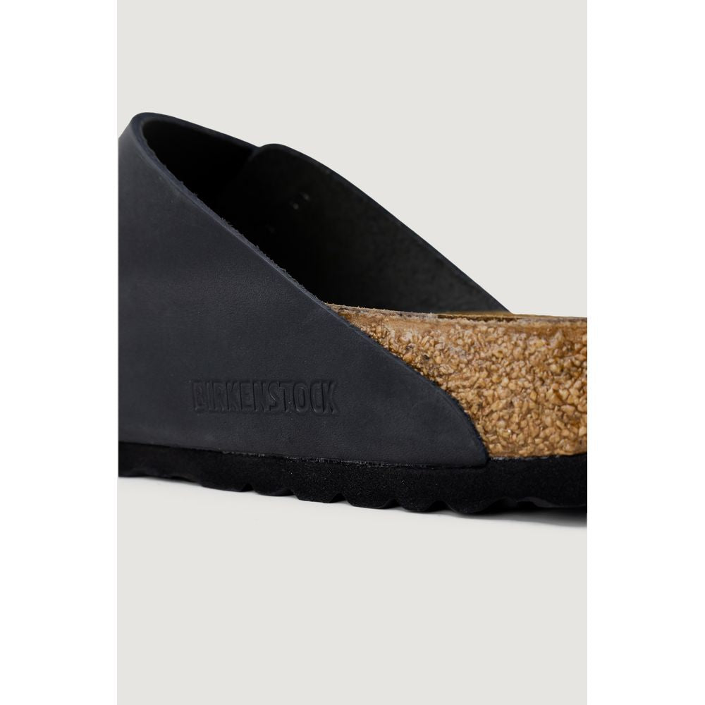 Birkenstock Schwarze Synthetik-Hausschuhe