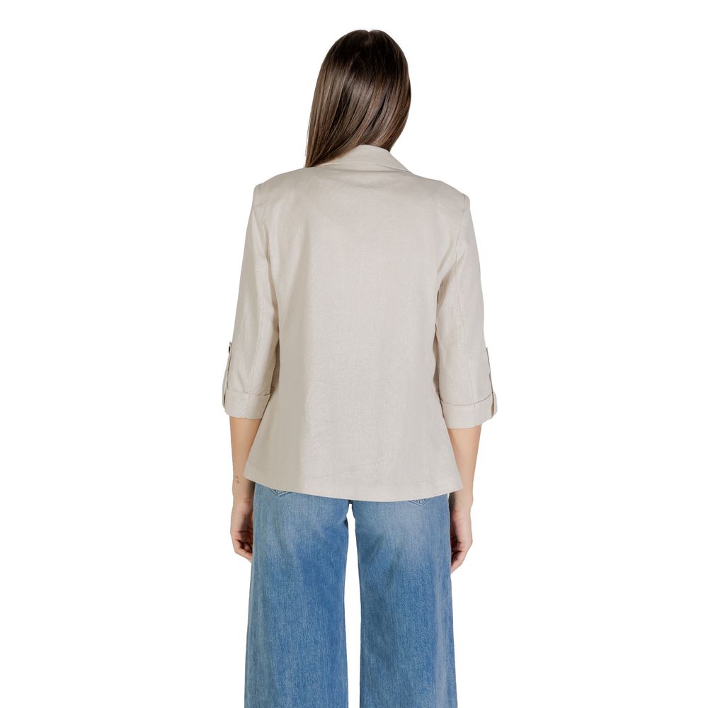 Only Beige Leinenblazer