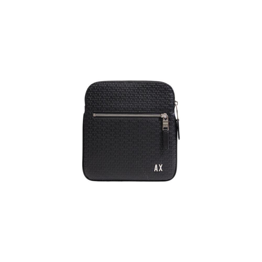 Armani Exchange Schwarze Polyester-Messenger-Tasche