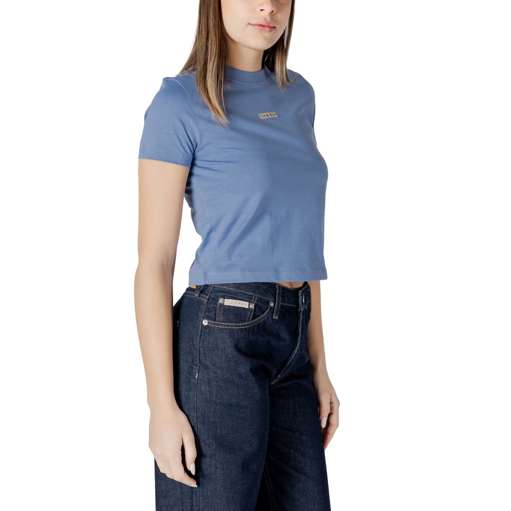 Calvin Klein Jeans Light Blue Recycled Cotton Sportswear
