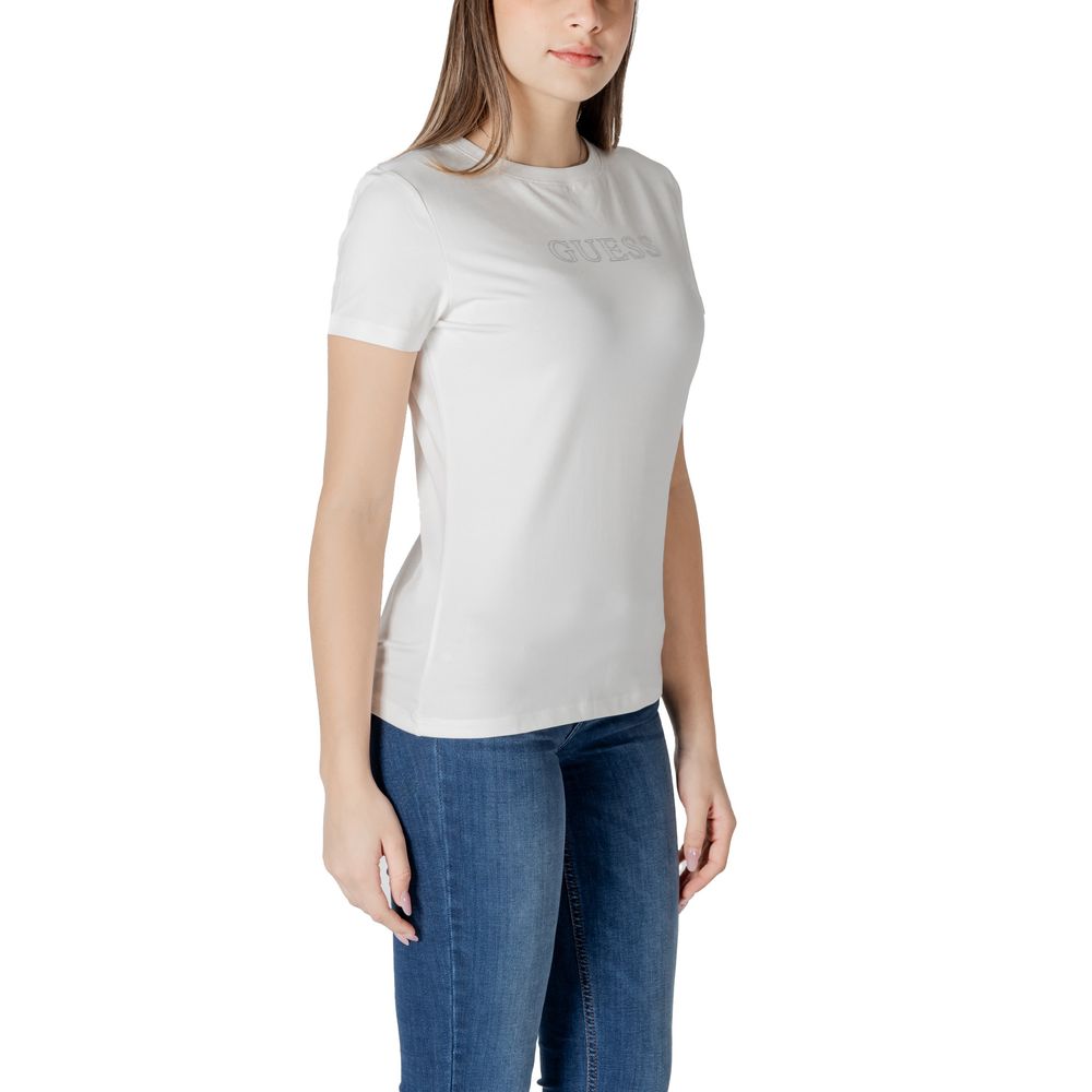 Guess Active T-Shirt aus weißer Baumwolle