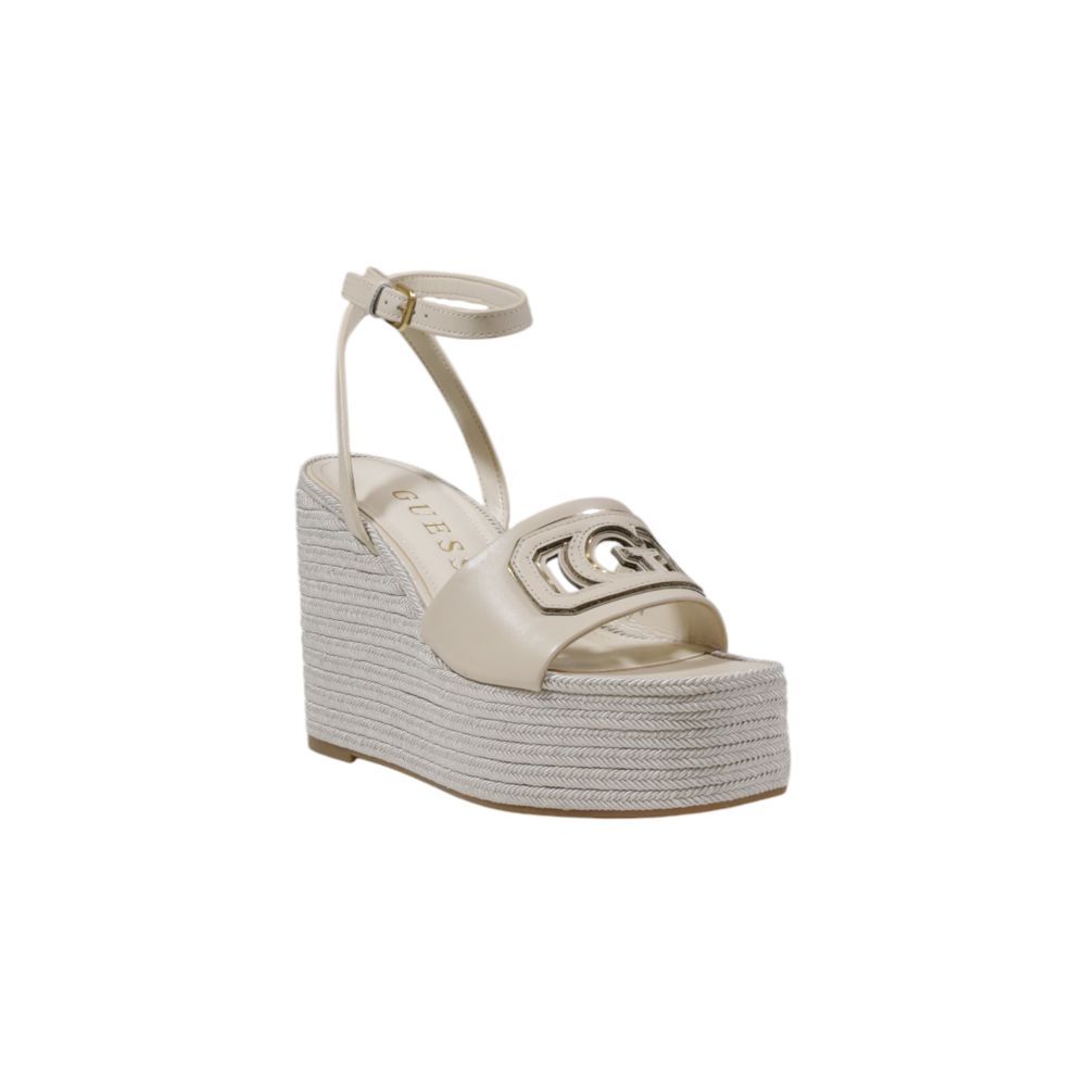 Guess Cream Synthetic High Heel Pumps