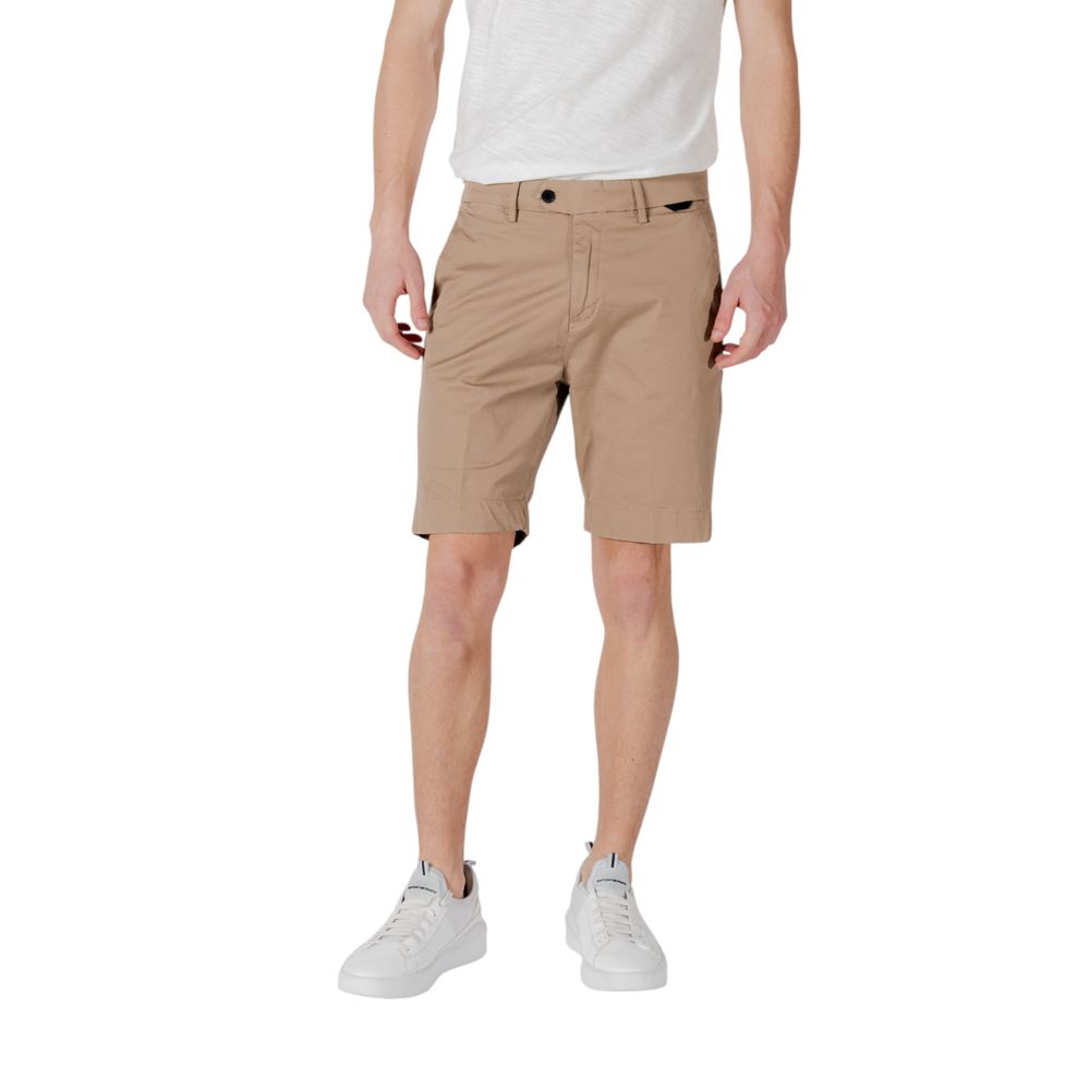 Antony Morato Beigefarbene Baumwoll-Bermudas