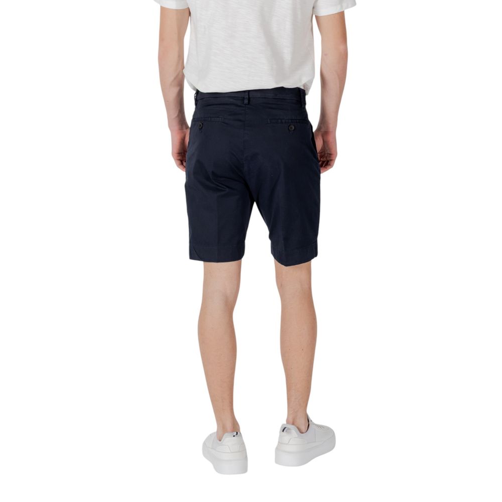 Antony Morato Blaue Baumwoll-Bermudas