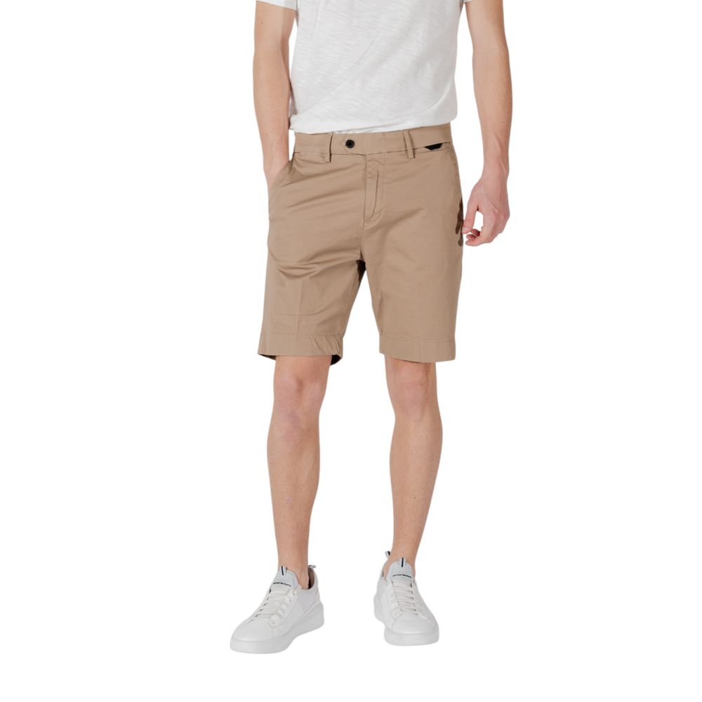 Antony Morato Beigefarbene Baumwoll-Bermudas
