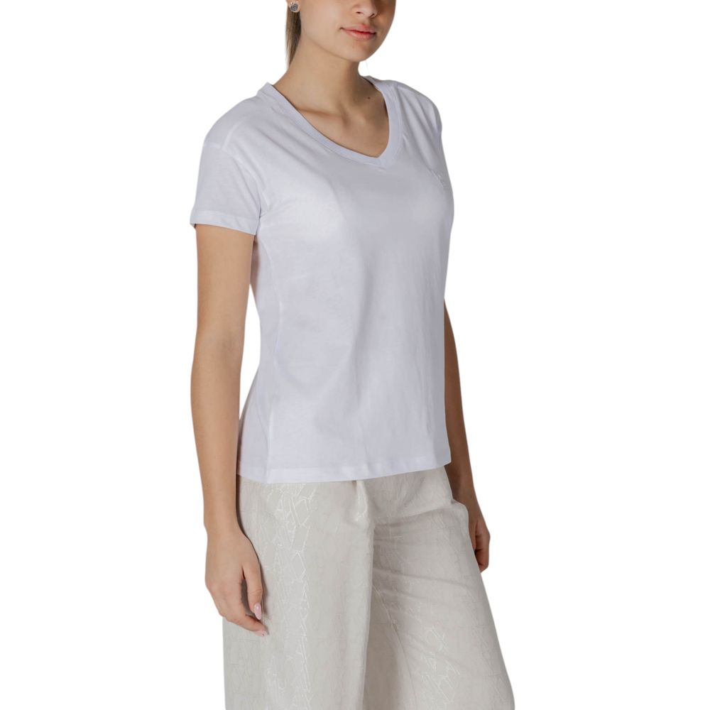 Armani Exchange T-Shirt aus weißer Baumwolle