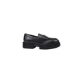 Armani Exchange Schwarze Lederplattform