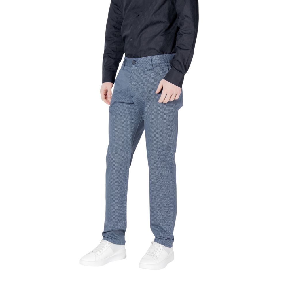 Armani Exchange Blaue Baumwoll-Skinny-Hose