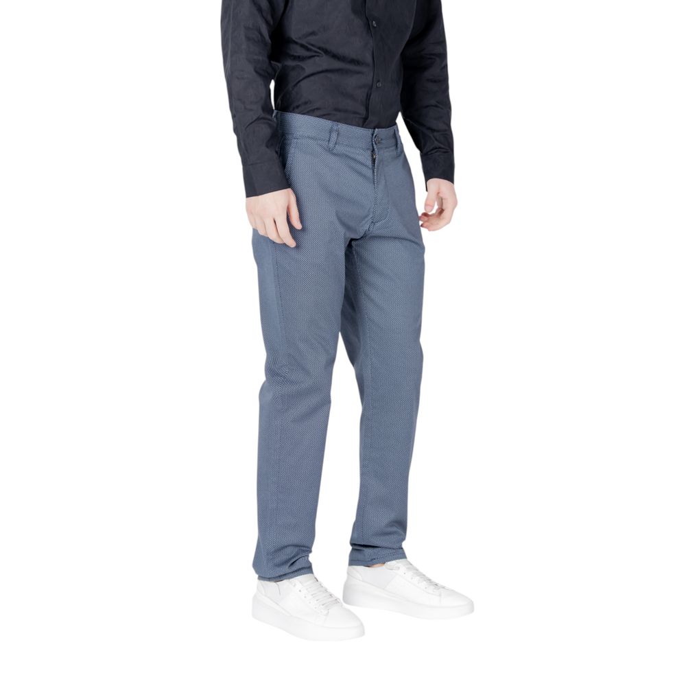 Armani Exchange Blaue Baumwoll-Skinny-Hose