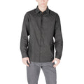 Armani Exchange Schwarzes Baumwollhemd