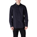 Armani Exchange Blaues Baumwollhemd
