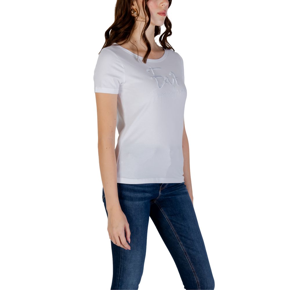 EA7 Emporio Armani White Cotton Sportswear